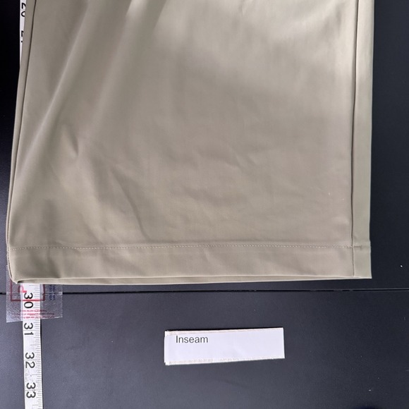 ATHLETA Pinnacle High Rise Trouser 14 Dark Khaki Wide Leg Minimal Bloke Travel - Picture 10 of 11